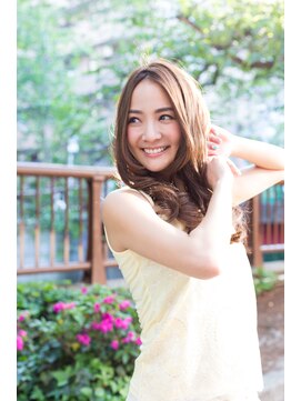 美容室 サボイ 高崎店(SAVOY) 20代30代　大人のセンターパート　ナチュラル巻き髪ロング