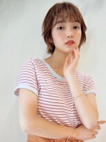 カナン 銀座(CANAAN)&nbsp;ナチュラルウルフ　伸ばしかけ　ショートボブ　シースルーバング