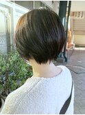 CINQ 乾かすだけでまとまるショートボブ