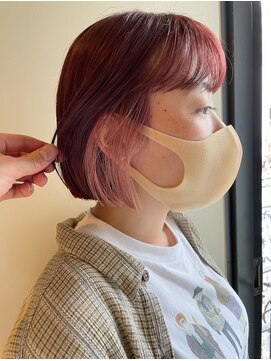 ロロ(ro-ro) 【恵比寿ro-ro】インナーカラー×ペールピンク