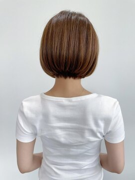 ヘアーアンドスパ フェリーチェ ミチ 野田屋町店(HAIR&SPA felice MICHI) 【feliceMICHI島田和也】首が長く見えるミニボブ