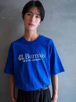 表参道メンズカット/ニュアンスマッシュ/センター分け/20代/学割
