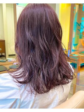 インビテーション 名古屋(invitation) ◎ピンクバイオレッド！束感ニュアンスレイヤー