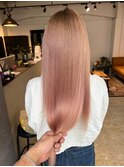 絶妙なハイトーンカラー_ほんのりピンクベージュ_