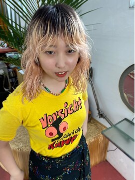 フィン(fin,) fin,/外ハネボブ/セクションカラー/グラデーションカラー