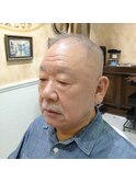 【LUDLOW BLUNT】坊主フェード バズカット 髭剃り 50代60代70代