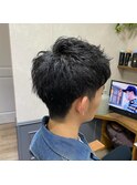 清潔感UP!束感ウェット爽やかツーブロック【カミケン清明店】