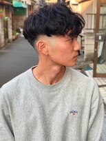 スウェル 船橋店(Swell)&nbsp;ハイライト/マッシュパーマ/ウルフ/アッシュブラック