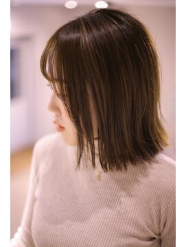 アールハーツ 峰店(R-HEARTS) 《R-HEARTSmine》軽やかベージュくびれボブ