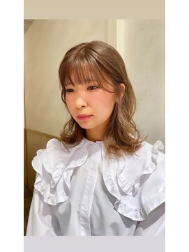 パーク(PAAQ) 【haru】ミルクティー/ミルクティーベージュ/レイヤーボブ