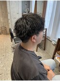「VENTI 竹内」 短髪ツイストスパイラルパーマ