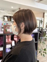 ルフレ(Reflet)&nbsp;まろやかベージュ×ショートボブ