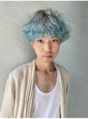 パーマ/アイスブルー/メンズ【azu】