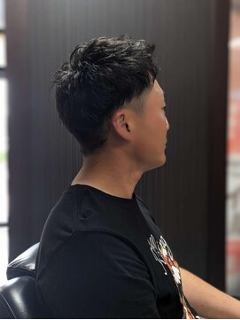 バーバーバー 都賀(BARBER-BAR) メンズブロックショート【メンズカット/理容室】