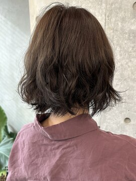 モリオ(morio) ＊]ふわふわボブ大人女子可愛い前髪くるくるパーマボブ30代40代1