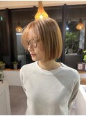 透明感抜群!!ベージュカラー【山本】