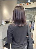 ボルドーカラー レイヤーカット