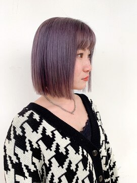 アンドユー(& you.) 切りっぱなしボブ×ハイトーン