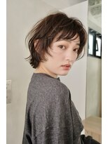 シア(SHEA gakugeidaigaku)&nbsp;ボブウルフ/レイヤーボブ/柔らかニュアンスパーマ/30代40代50代