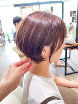 アイ(I.)&nbsp;【 Ｉ. 】30代からのナチュラル前下がりショートボブ　川口