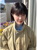 ぱっつんボブ