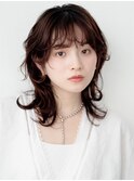 大人可愛い小顔ミディアムヘア!