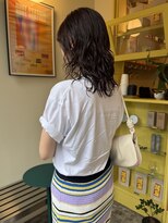 ヒントステーション(HINTSTATION)&nbsp;〈浅草 半個室〉パーマミディ×暖色ブラウン