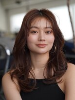 ワン 戸塚(ONE001)&nbsp;オリーブベージュ/ウェットヘア /レイヤーカット/戸塚