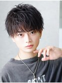 キーリマッシュ【軽めツーブロックマッシュ】