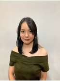 大人綺麗めミディアムレイヤー