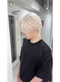 MEN’S HAIR/ブルーブラック/フェザーパーマ/渋谷