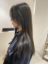 シキ(SHIKI)&nbsp;オリーブベージュ　韓国風　福井美容室