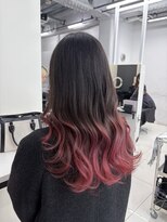 アライブ ハラジュク(ALIVE harajuku)&nbsp;ブリーチインナーバレイヤージュグラデーションカラー夕貴