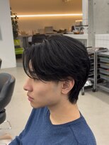 テンション(tension)&nbsp;メンズカットフェザーパーマニュアンスパーマ眉毛カット札幌大通