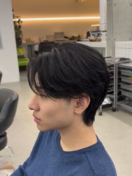 テンション(tension) メンズカットフェザーパーマニュアンスパーマ眉毛カット札幌大通