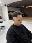 フェード×ホワイトメッシュ