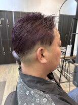 ル ジャルダン 戸塚店(le jardin) フェードで魅せるパープルメンズカラー