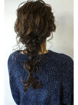 アグランテトラ 野田阪神店(a Gland tetra) 王道ゆるふわ編みおろしアレンジ☆お呼ばれ【aGland野田阪神】