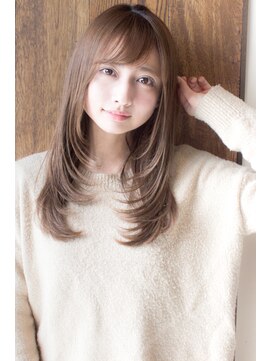 アフロート ギンザ(AFLOAT GINZA) AFLOAT明日香のフェアリー 愛さレイヤー セミロング オン眉