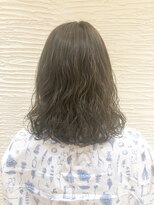 モリオ フロム ロンドン サッポロファクトリー店(morio FROM LONDON)&nbsp;【morio】ミディアムウェーブ×透明感カラー