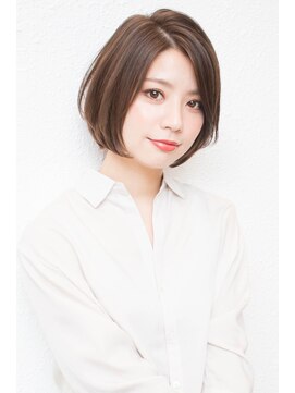 モニカ 西宮北口(Monica) 大人かわいいグレージュ小顔ナチュラルショートボブ