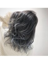 ノア ヘアデザイン 町田店(noa Hair Design) バレイヤージュ×ブルーシルバー