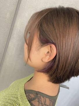 ボタニウム バイ アールサロン(BOTANIUM by RrSALON) インナーカラーパープル☆AMU