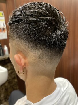 ヒロギンザ 青山店(HIRO GINZA) フェードジェットモヒカン