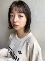 ノーム(norm) シースルーバング/ぷつっと外はねボブ