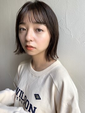 ノーム(norm) シースルーバング/ぷつっと外はねボブ