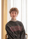 ●crenierで作る束感ショート●