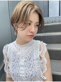 「NUDE」#10代20代30代40代 前髪なしショート 束感ショート