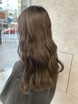 ミニム ヘアー(minim hair) 【minim×日比】ナチュラルカラー　グレージュブラウン