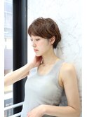 スタイリング簡単☆大人女性のショートボブ